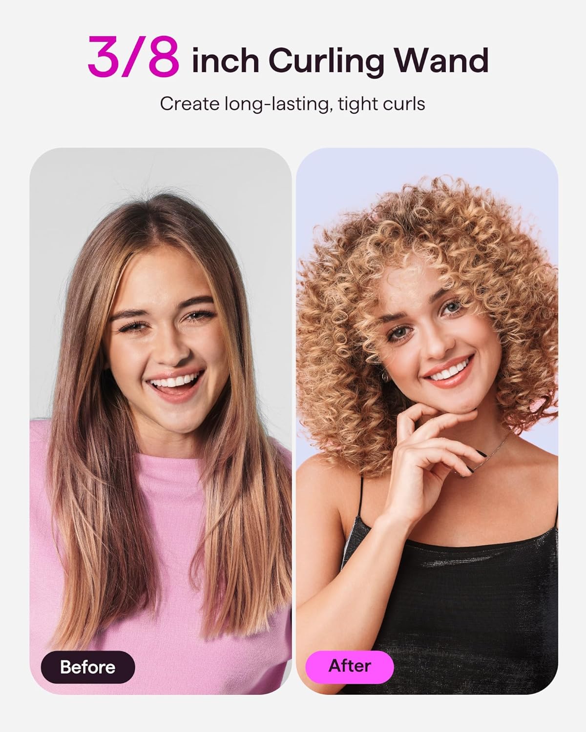 Purple Curl Magic Wand