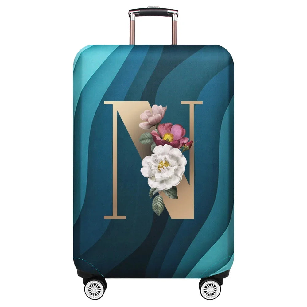 Luggage Protective Cover Dust Cover Anti-Scratch Portable Suitcase Trunk Holders Case Travel Accessories Gold Letter Printing