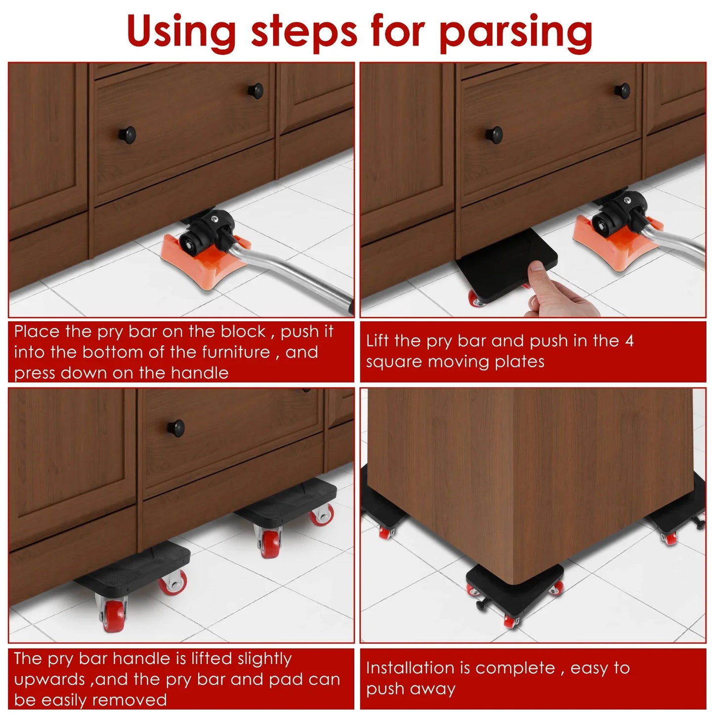Effortless Furniture Mover Kit