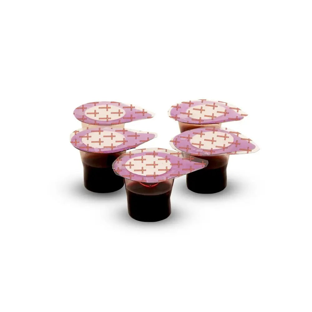 Concord Grape Juice and Wafer Set, 500-Count Prefilled Communion Cups for Church Services and Events