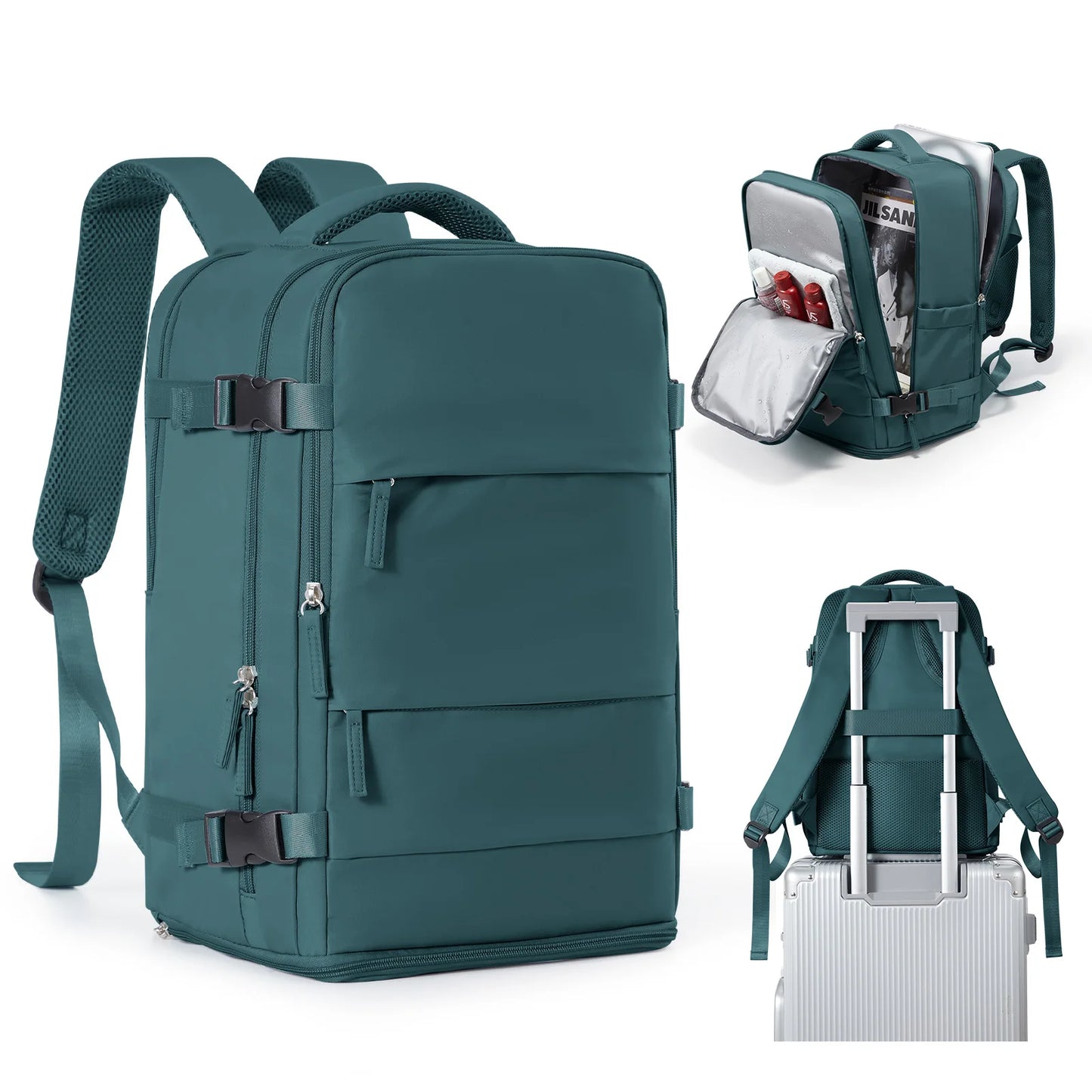 Women & Men Hand Luggage Backpack Business College Laptop Travel Backpack Waterproof Carry on mochila viaje cabina avion 40x20x25