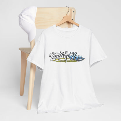 Unisex Heavy Cotton Tee - Faith + Hope...A winning combination!