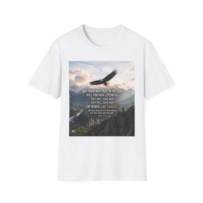 Trust in the Lord Eagle T‑Shirt — "They Will Soar High" Inspirational Christian Tee