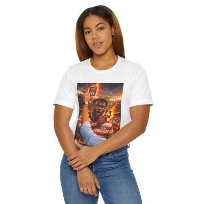 Soccer Player Red Card Moment T-Shirt