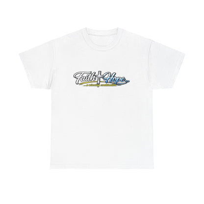 Unisex Heavy Cotton Tee - Faith + Hope...A winning combination!