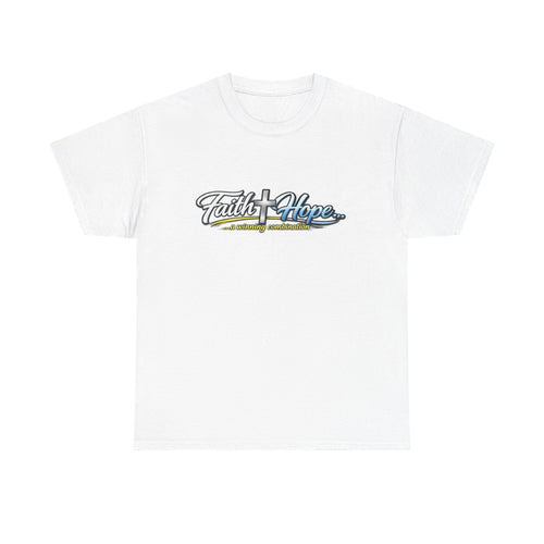 Unisex Heavy Cotton Tee - Faith + Hope...A winning combination!