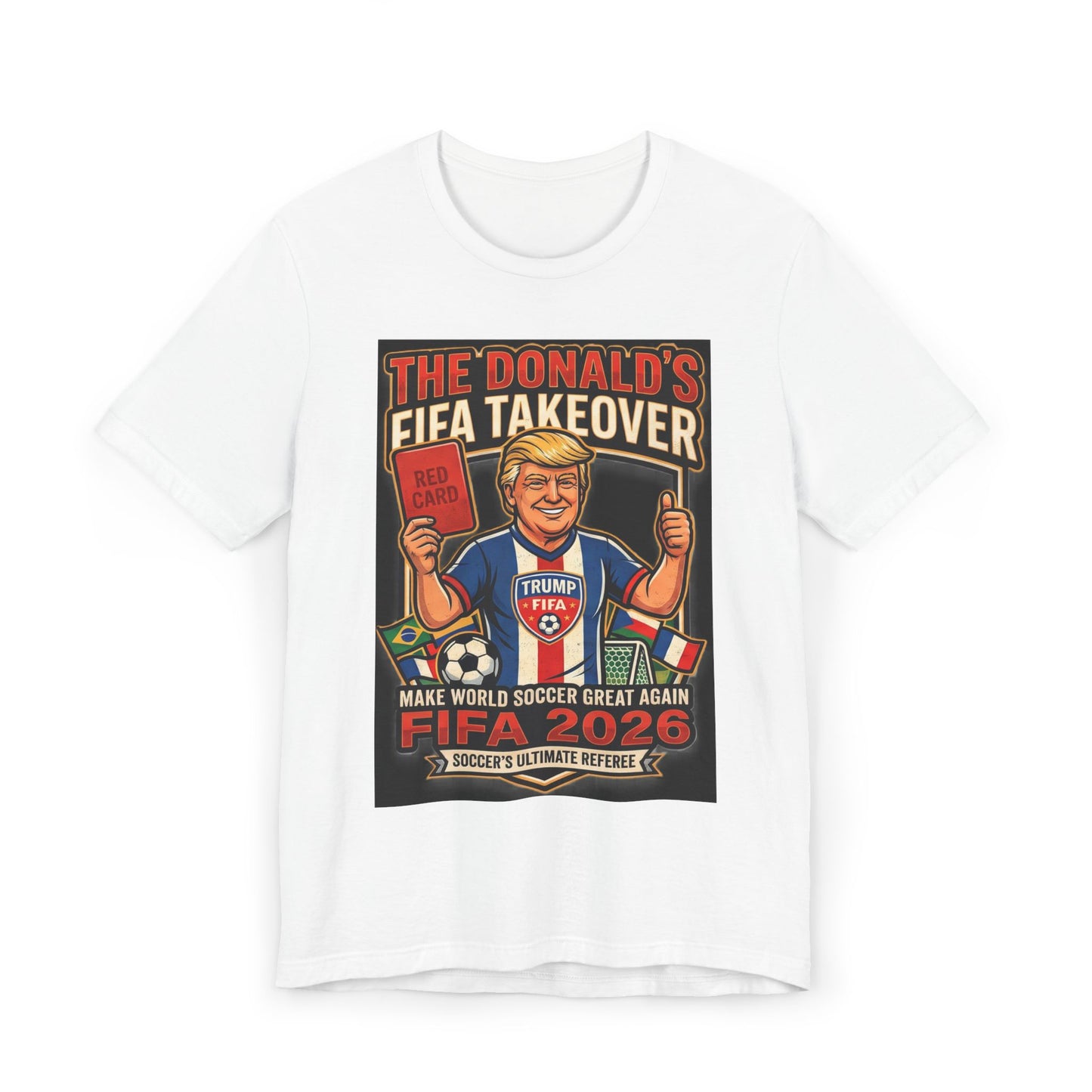 Unisex Jersey Red Card T-Shirt