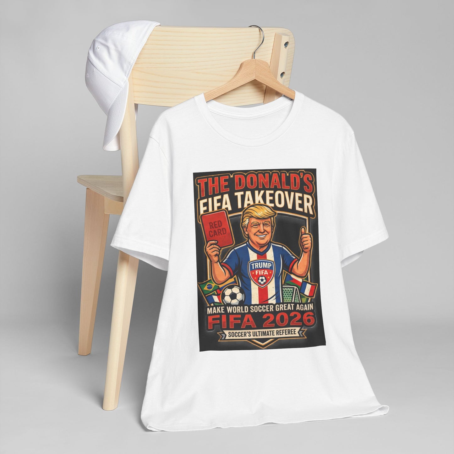 Unisex Jersey Red Card T-Shirt
