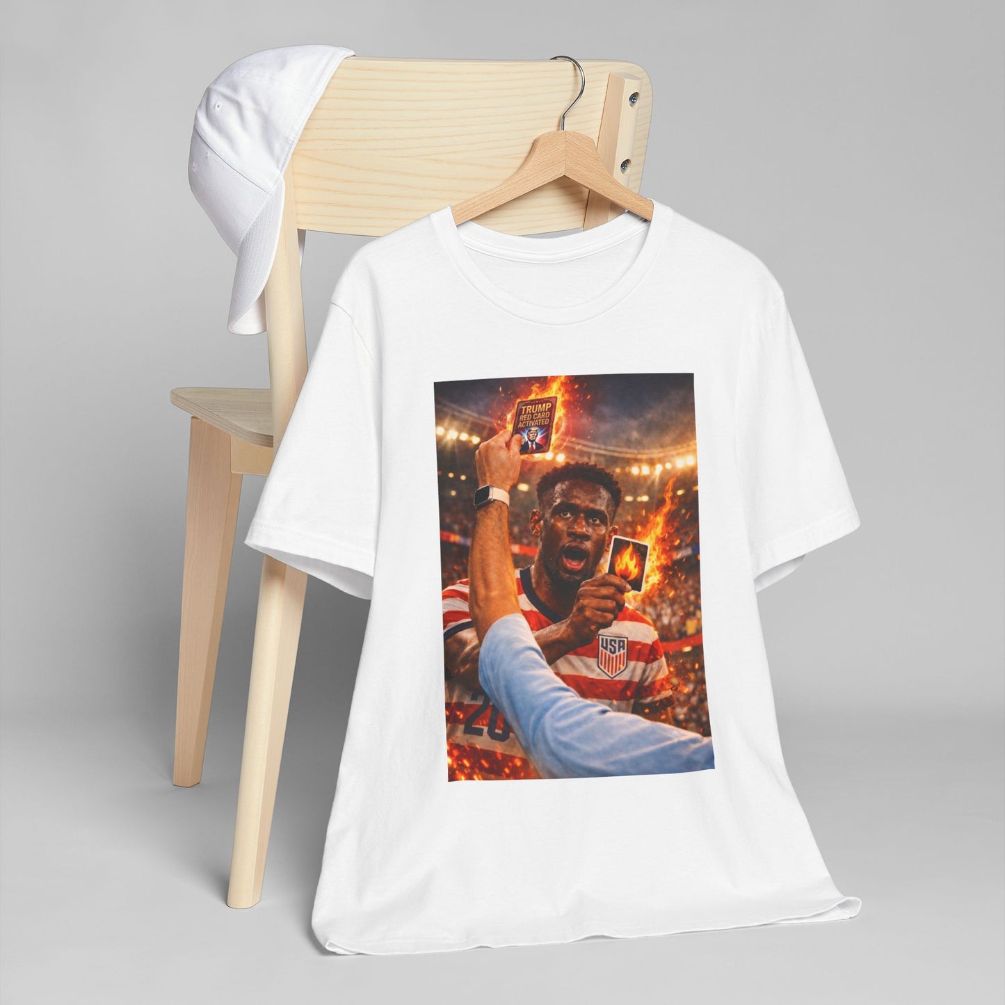 Soccer Player Red Card Moment T-Shirt