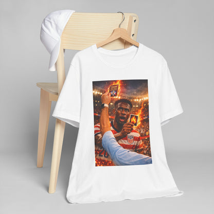 Soccer Player Red Card Moment T-Shirt