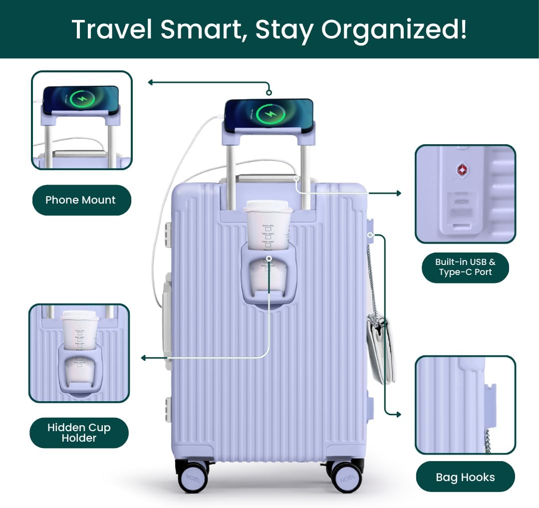 Lavender Spinner Carry-On