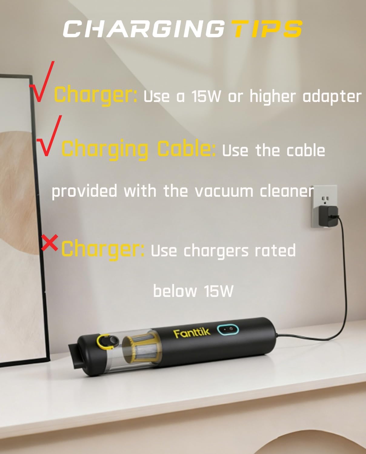 Slim Power Car Vacuum