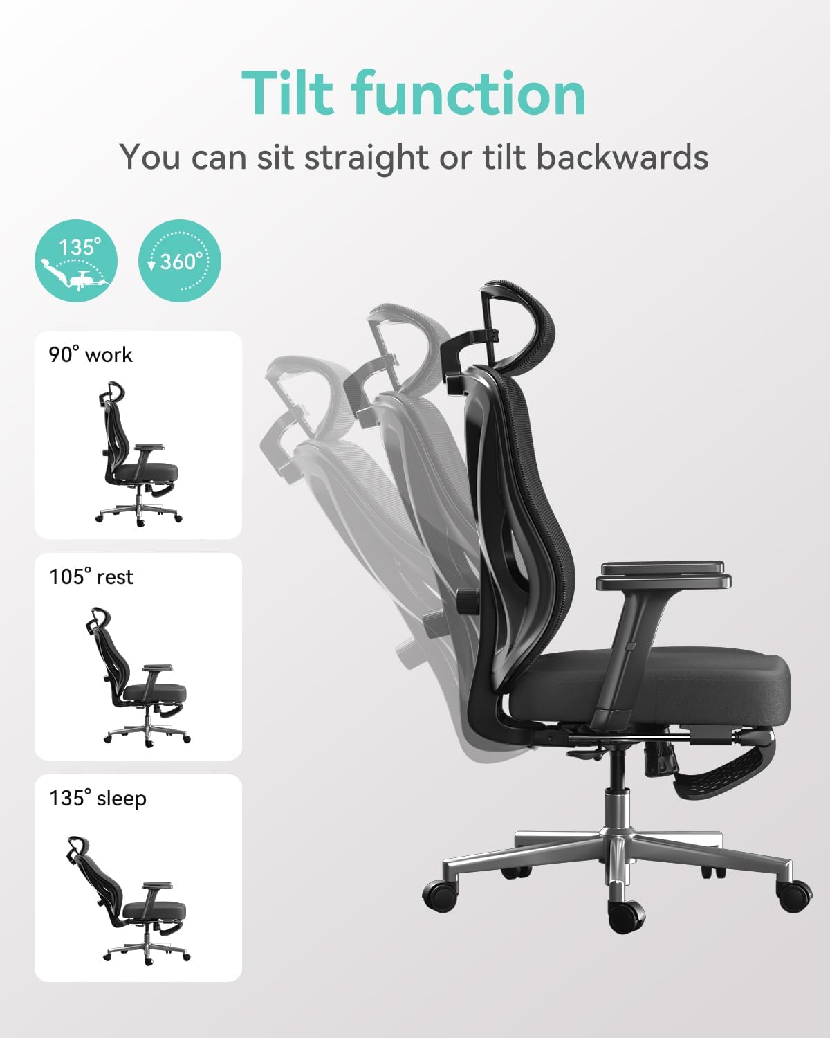 Hbada P5 Ergonomic Ultimate Comfort Office Chair