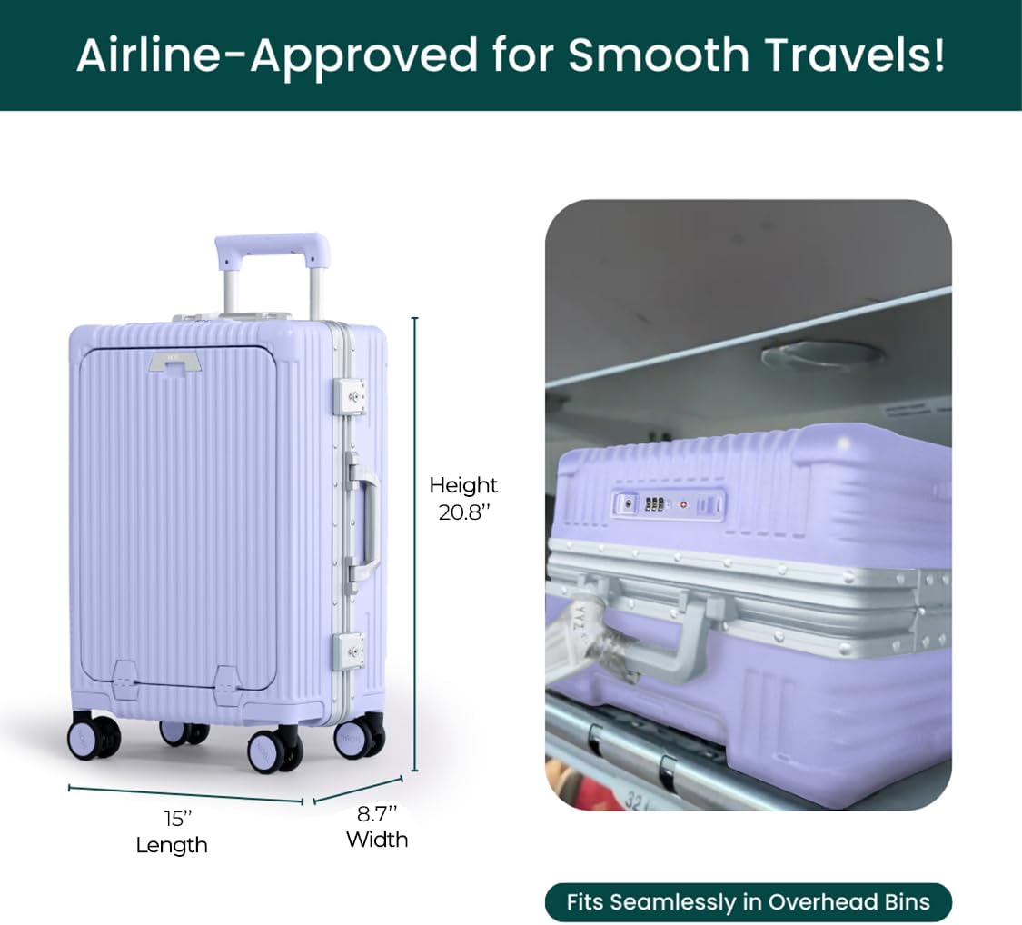 Lavender Spinner Carry-On