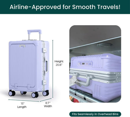 Lavender Spinner Carry-On