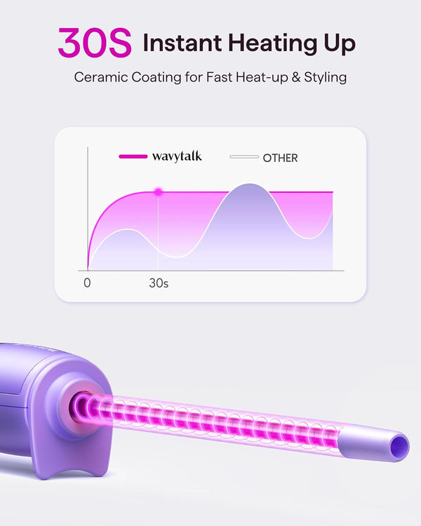 Purple Curl Magic Wand