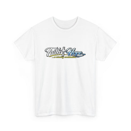 Unisex Heavy Cotton Tee - Faith + Hope...A winning combination!