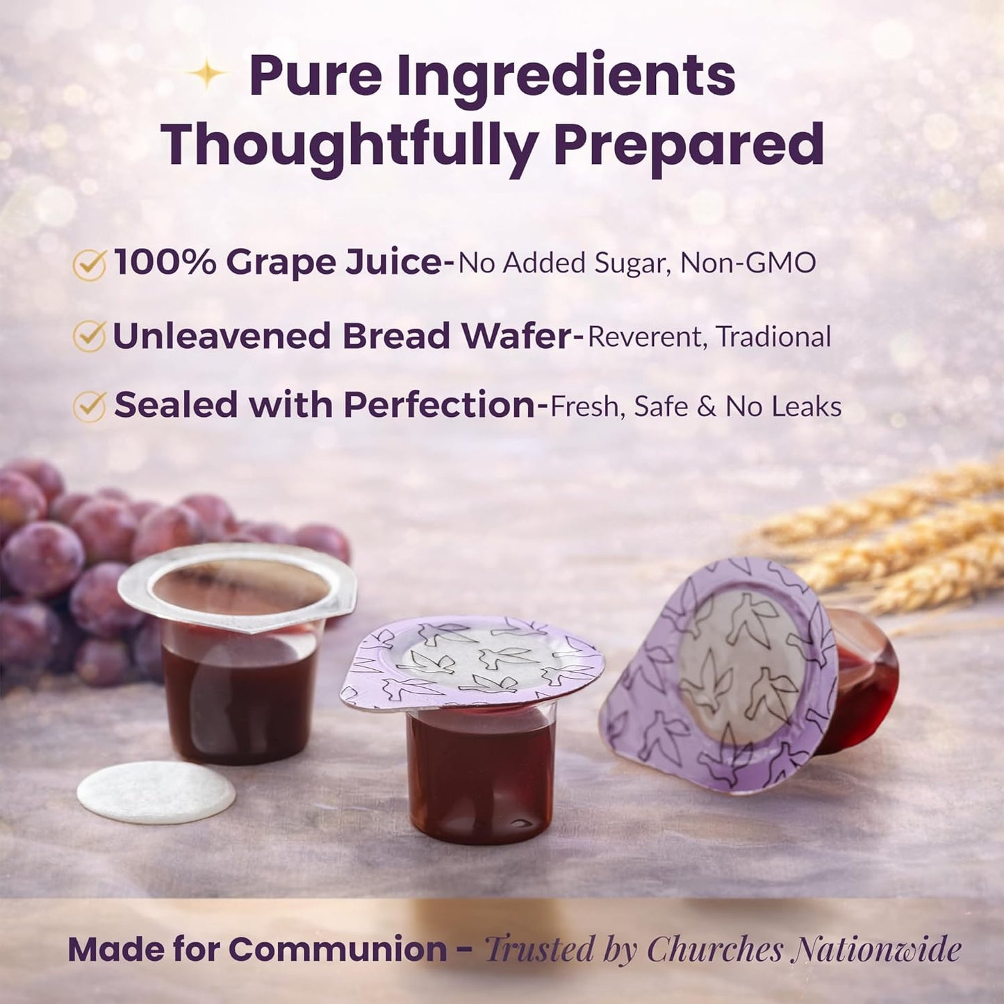 Easy Communion Cups with Wafers