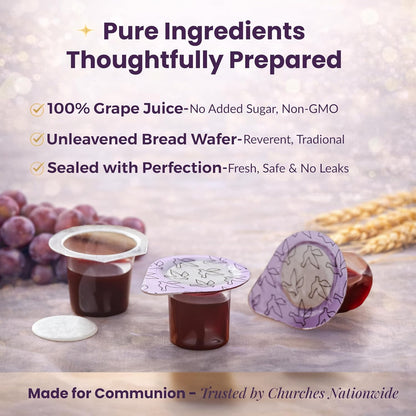 Easy Communion Cups with Wafers