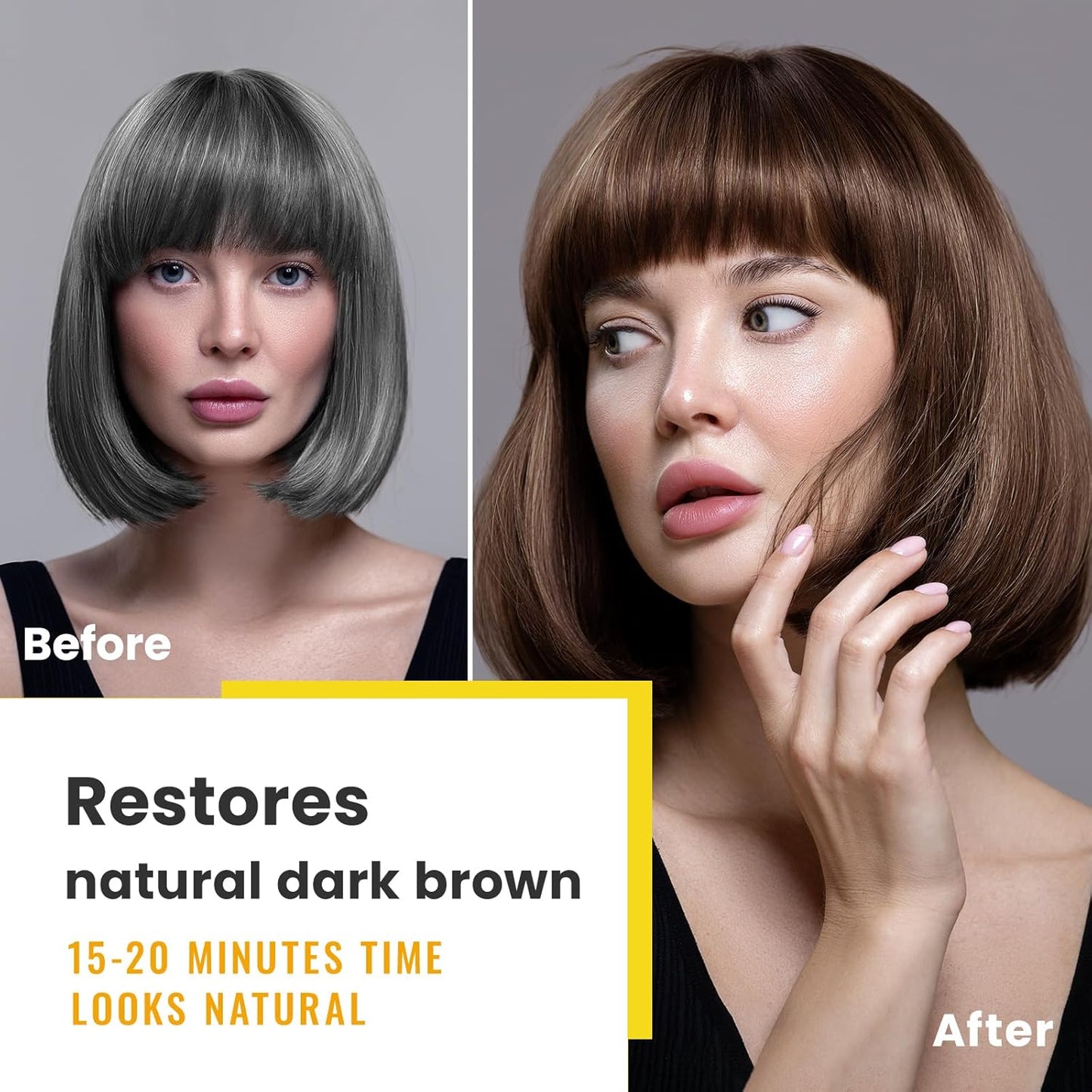 Easy Dark Brown Hair Dye Shampoo
