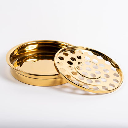 Elegant Brass Communion Tray