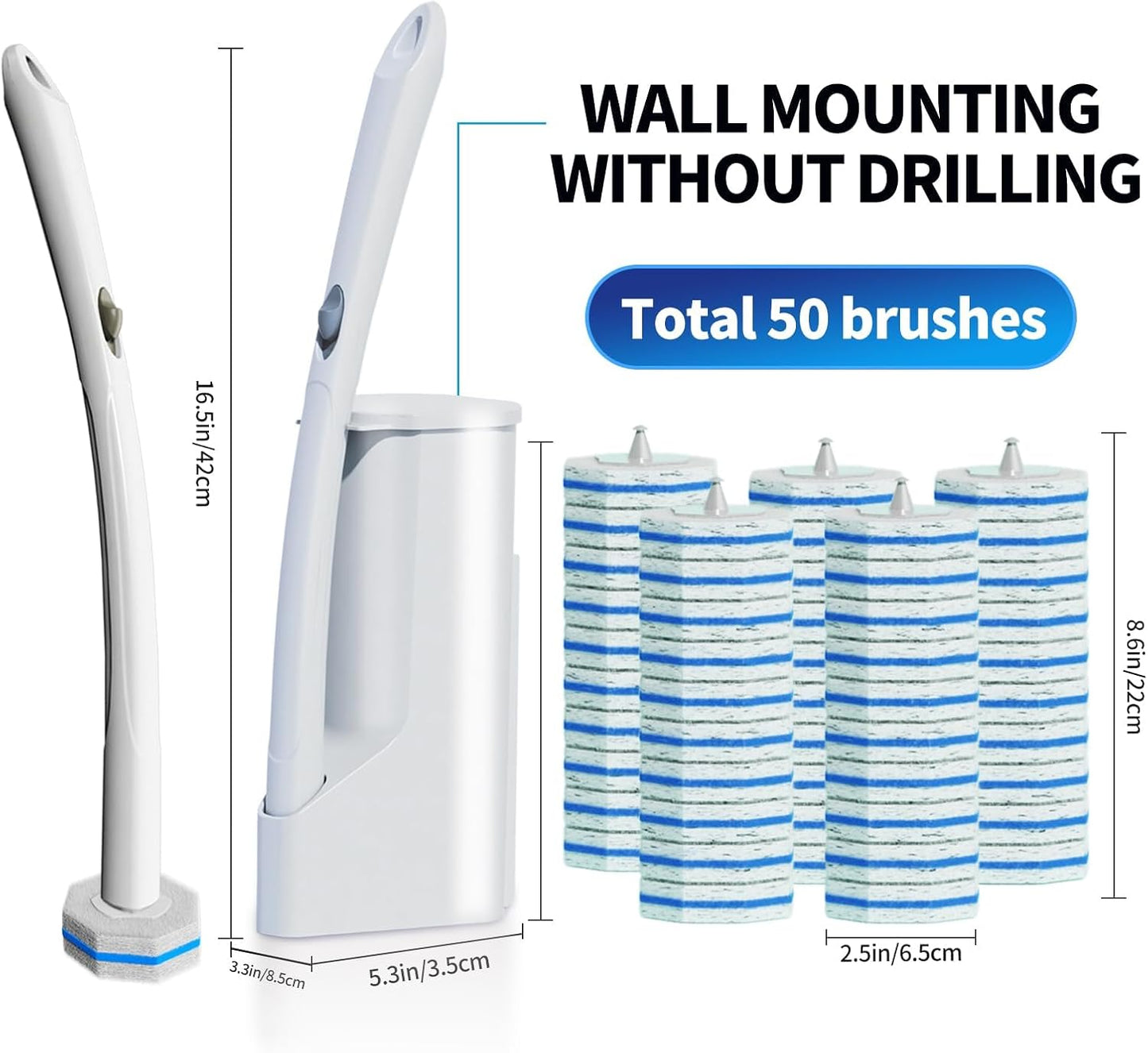 Easy Clean Toilet Wand Kit