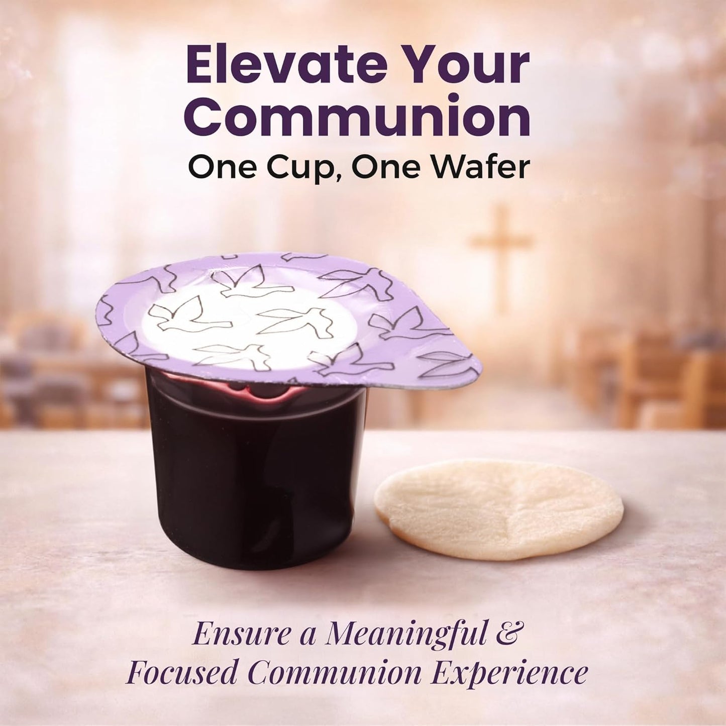 Easy Communion Cups with Wafers