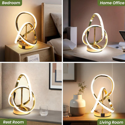 Elegant Spiral LED Lamp