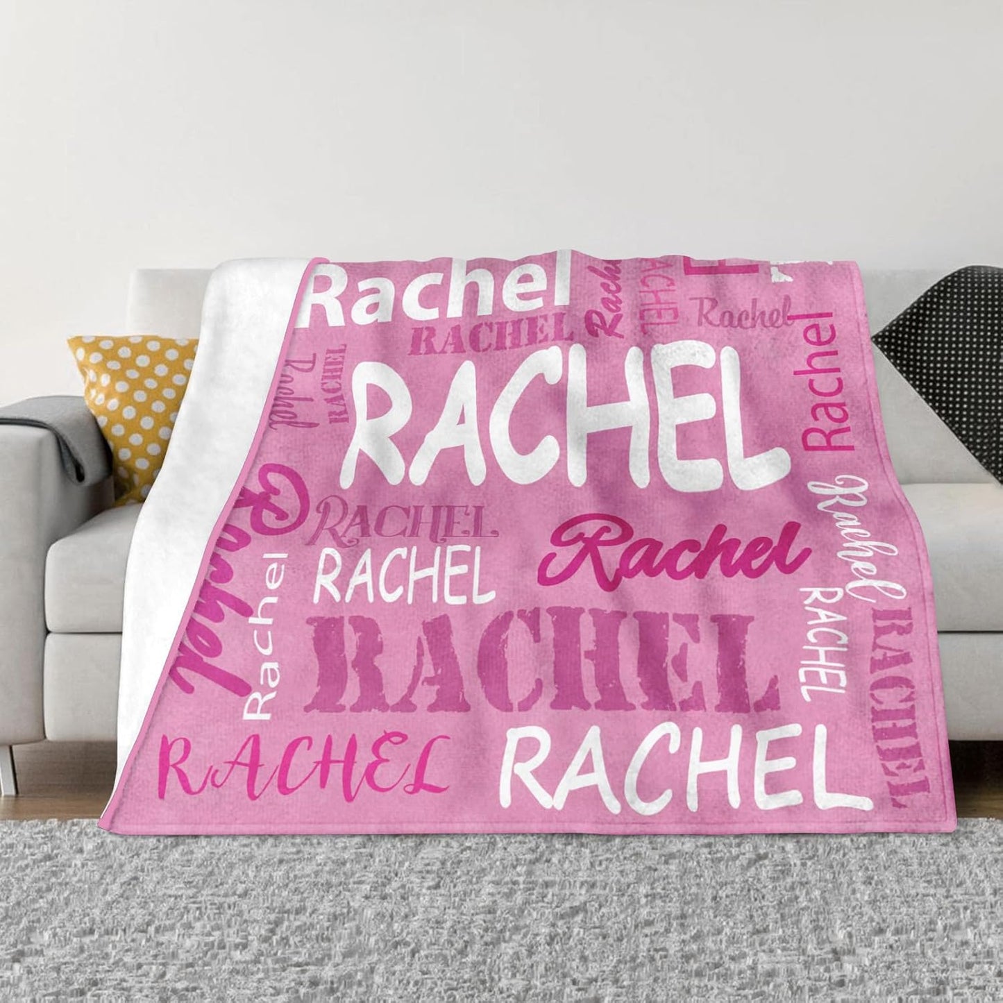 Custom Cozy Name Blanket
