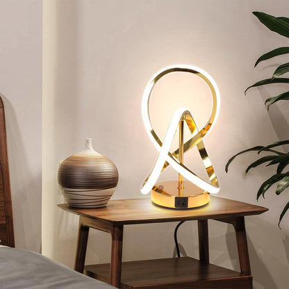 Elegant Spiral LED Lamp