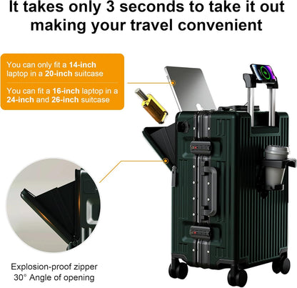 Chic Spinner Carry-On Luggage