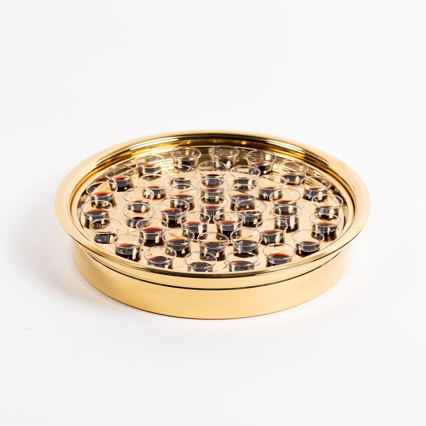 Elegant Brass Communion Tray