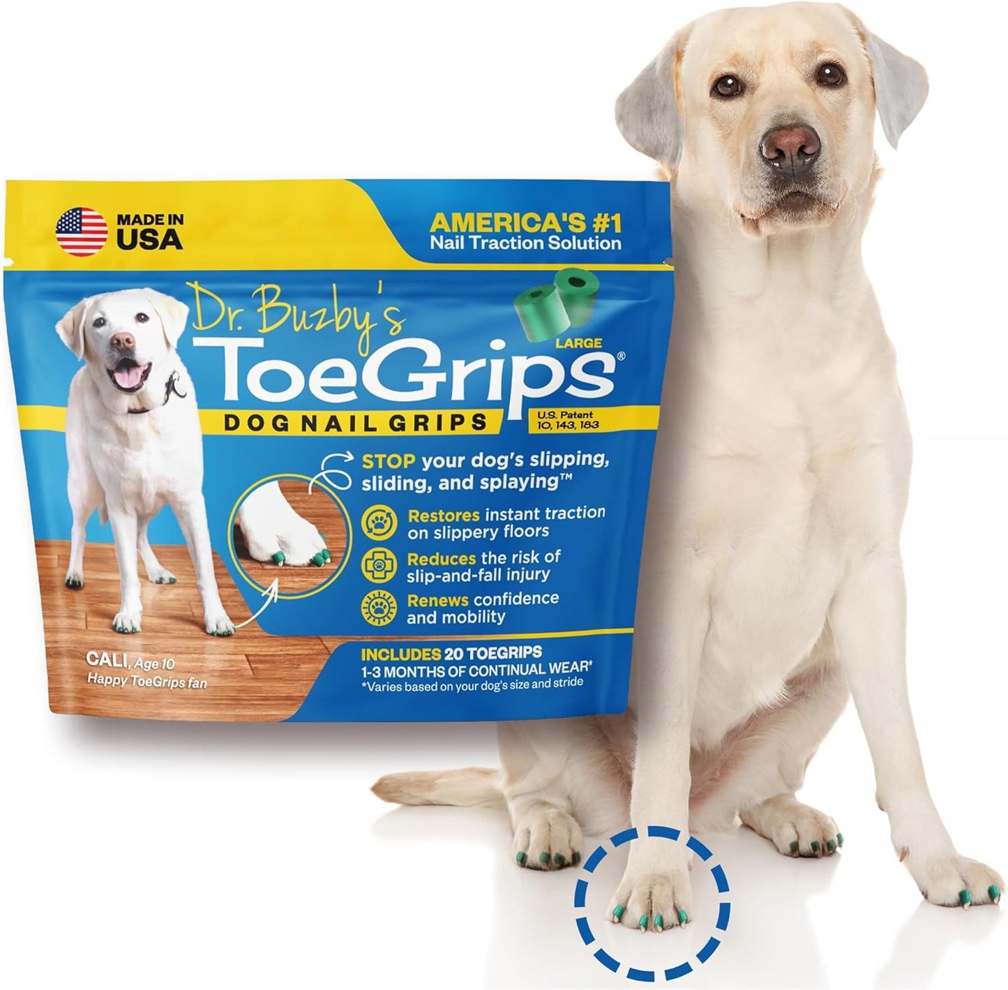 Paw Traction Grips for Dogs