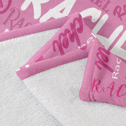 Custom Cozy Name Blanket