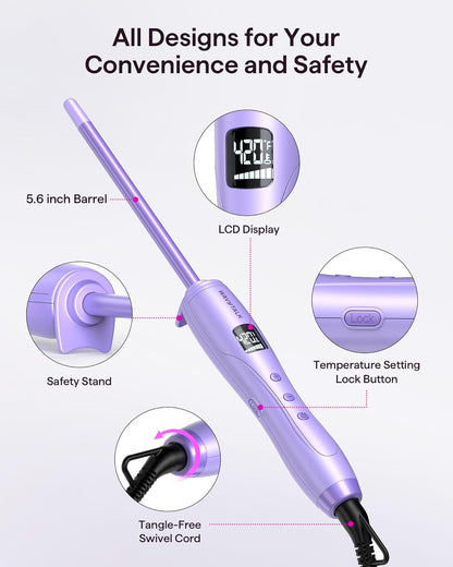 Purple Curl Magic Wand