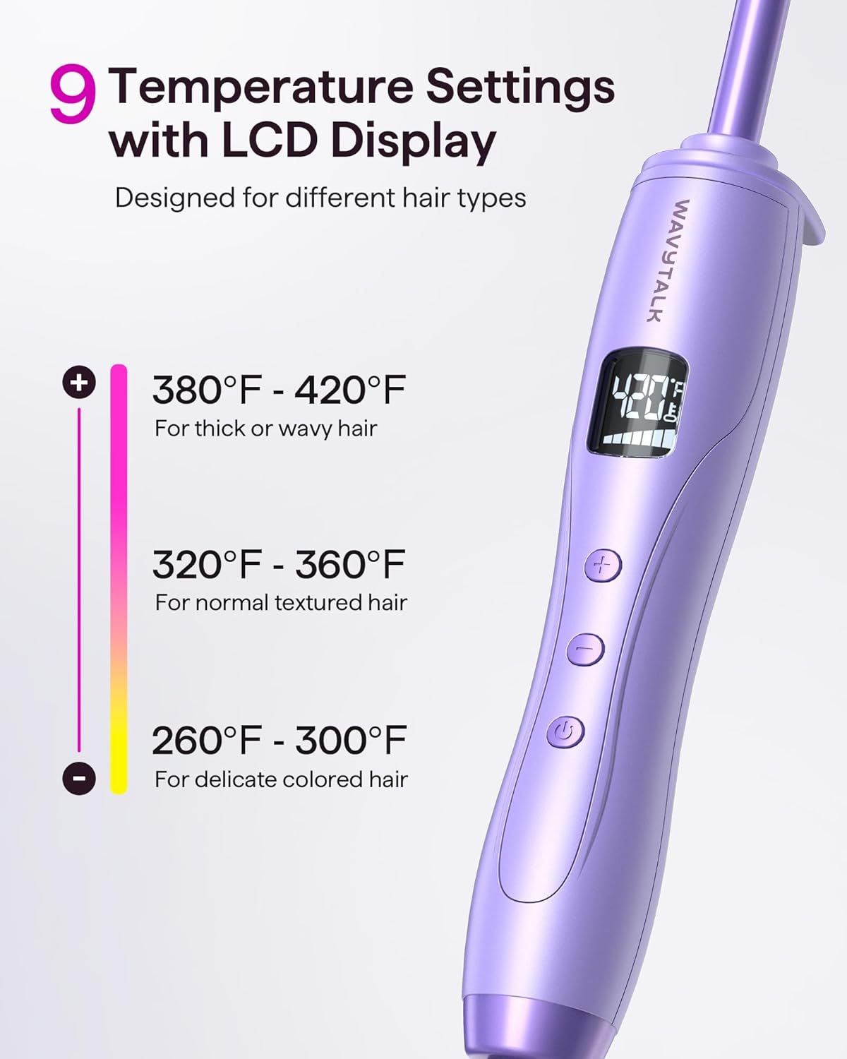 Purple Curl Magic Wand