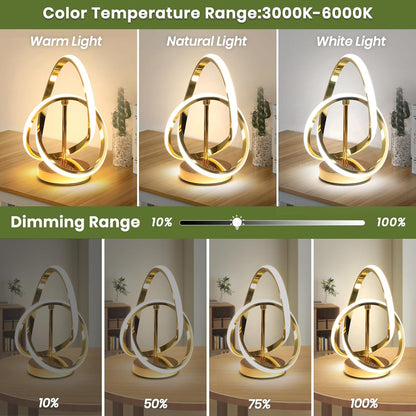 Elegant Spiral LED Lamp