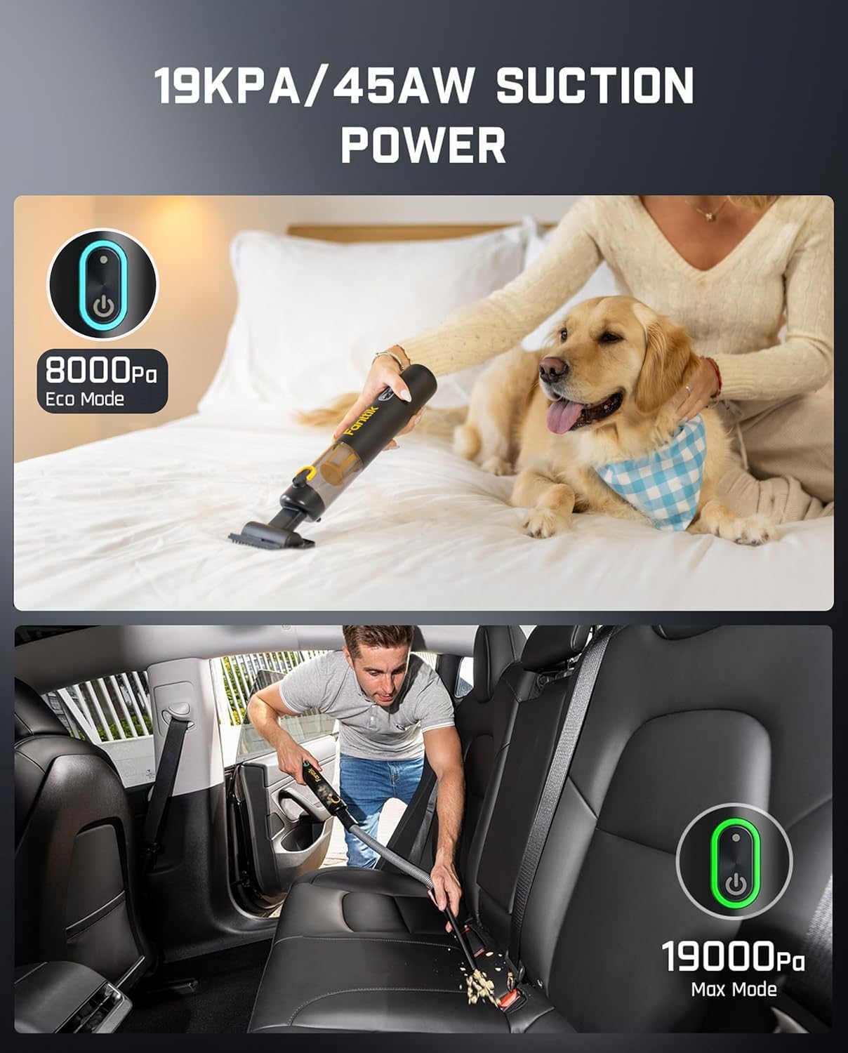 Slim Power Car Vacuum