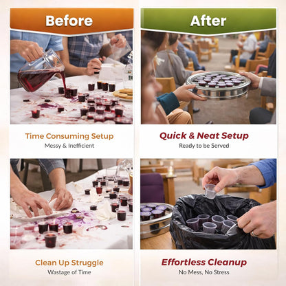 Easy Communion Cups with Wafers