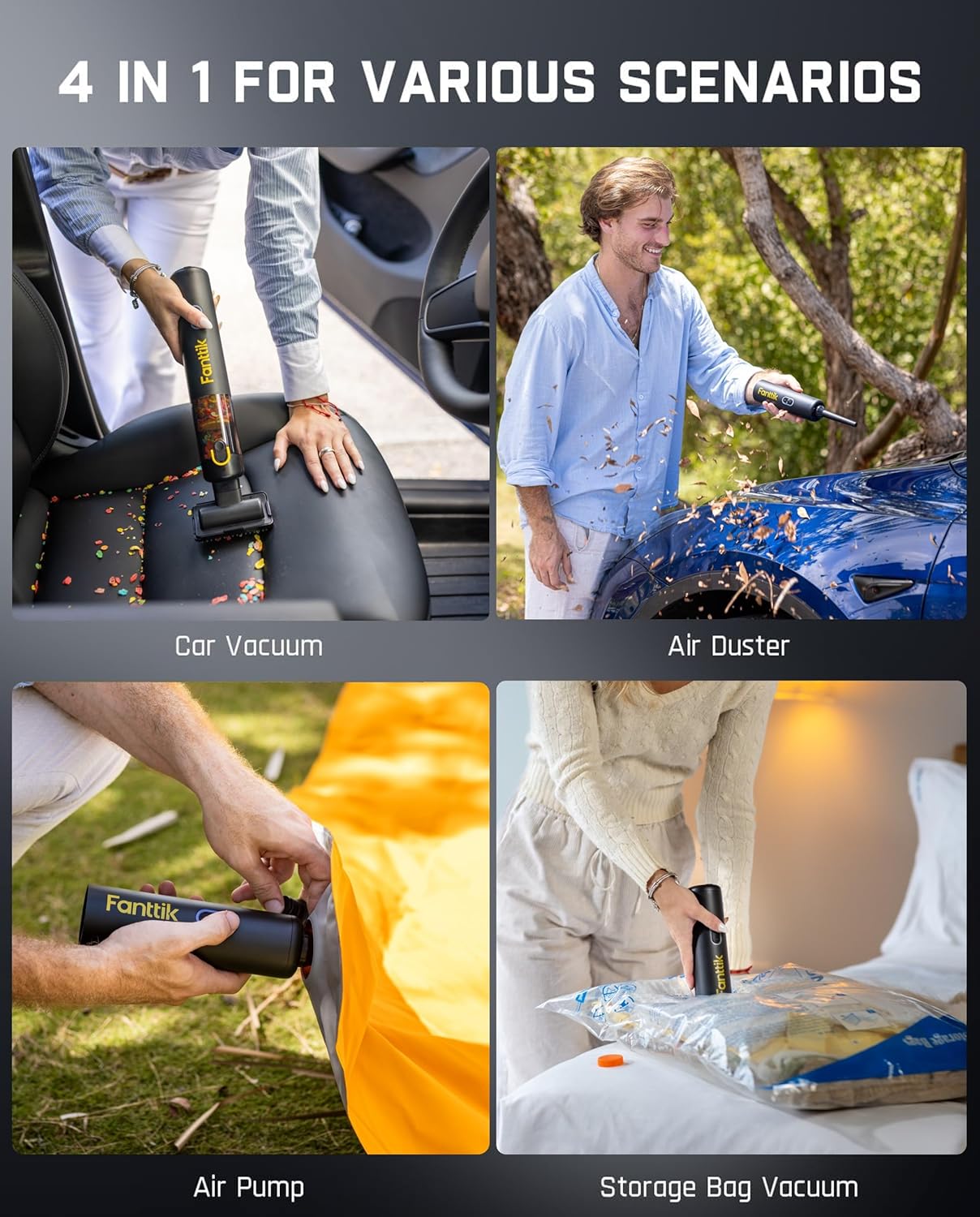 Slim Power Car Vacuum