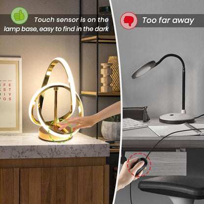 Elegant Spiral LED Lamp