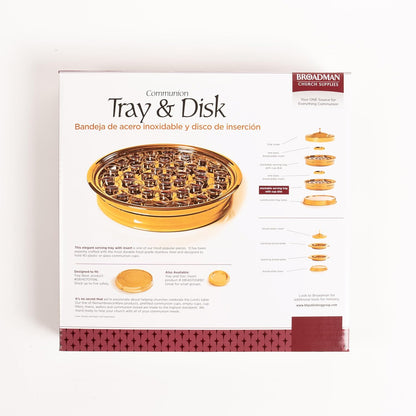 Elegant Brass Communion Tray