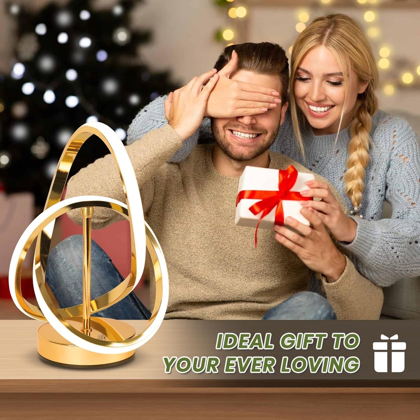 Elegant Spiral LED Lamp