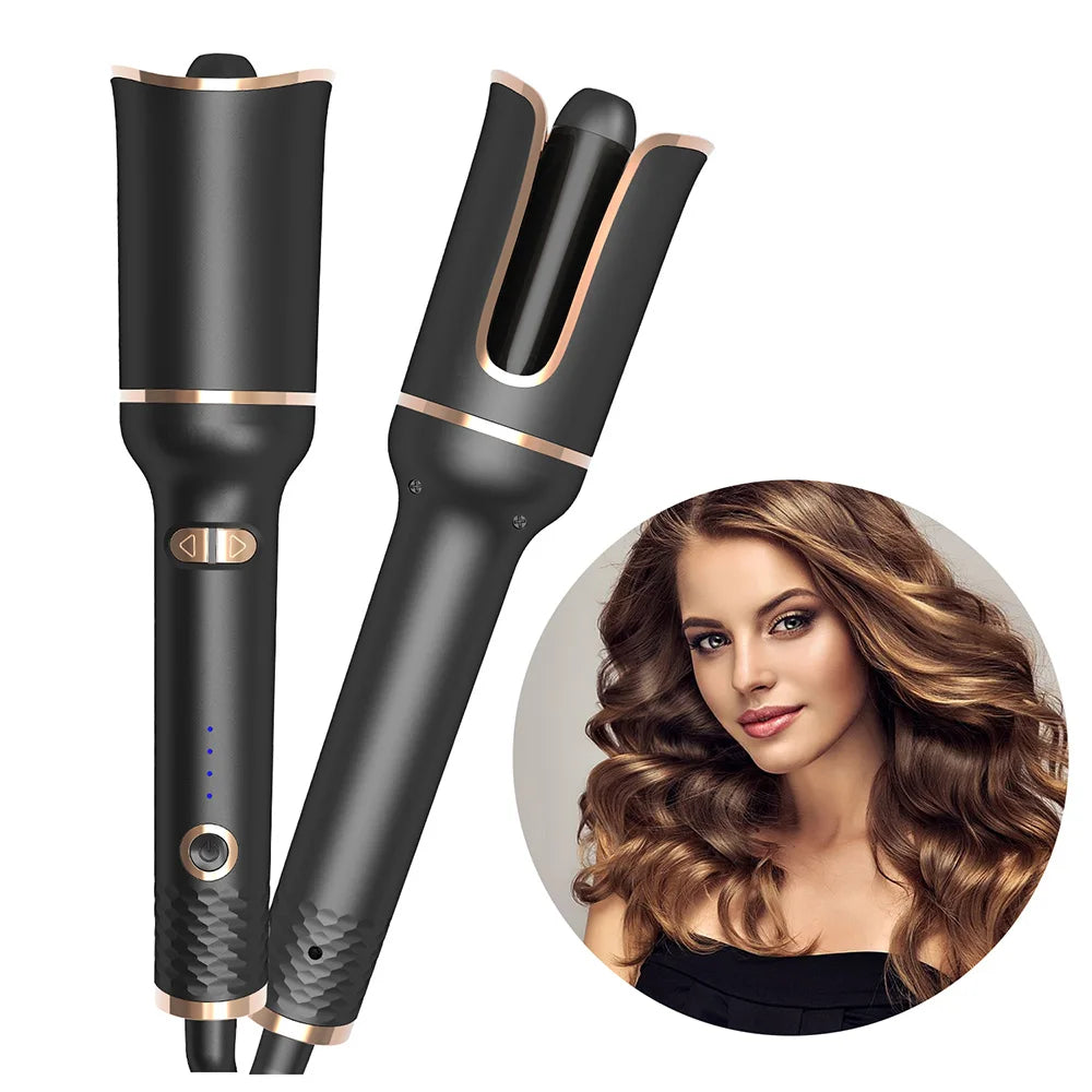 Auto Rotating Hair Curler Air Curler Spin Curl Ceramic Curling Iron Automatic Curling Wand Electric Hair Waver Iron Styler
