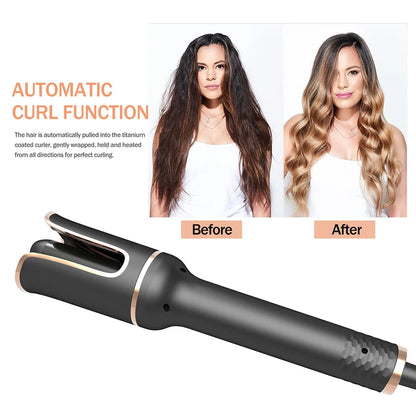 Auto Rotating Hair Curler Air Curler Spin Curl Ceramic Curling Iron Automatic Curling Wand Electric Hair Waver Iron Styler