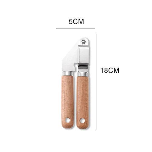 Kitchen Gadget Set Wooden Handle Stainless Steel Utensils Can Opener Peeler Garlic Press Cheese Grater Whisk Kitchen Accessories