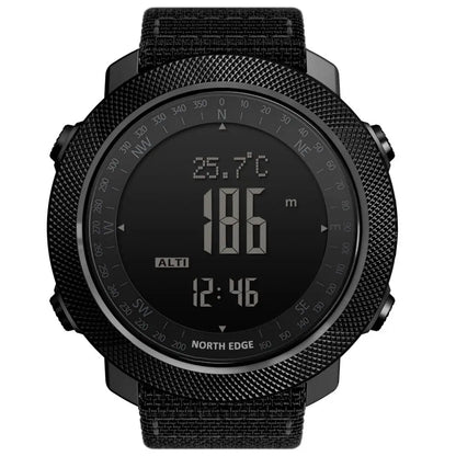 NORTH EDGE Men's Sport Digital Watch Hours Running Swimming Military Army Watches Altimeter Barometer Compass waterproof 50m