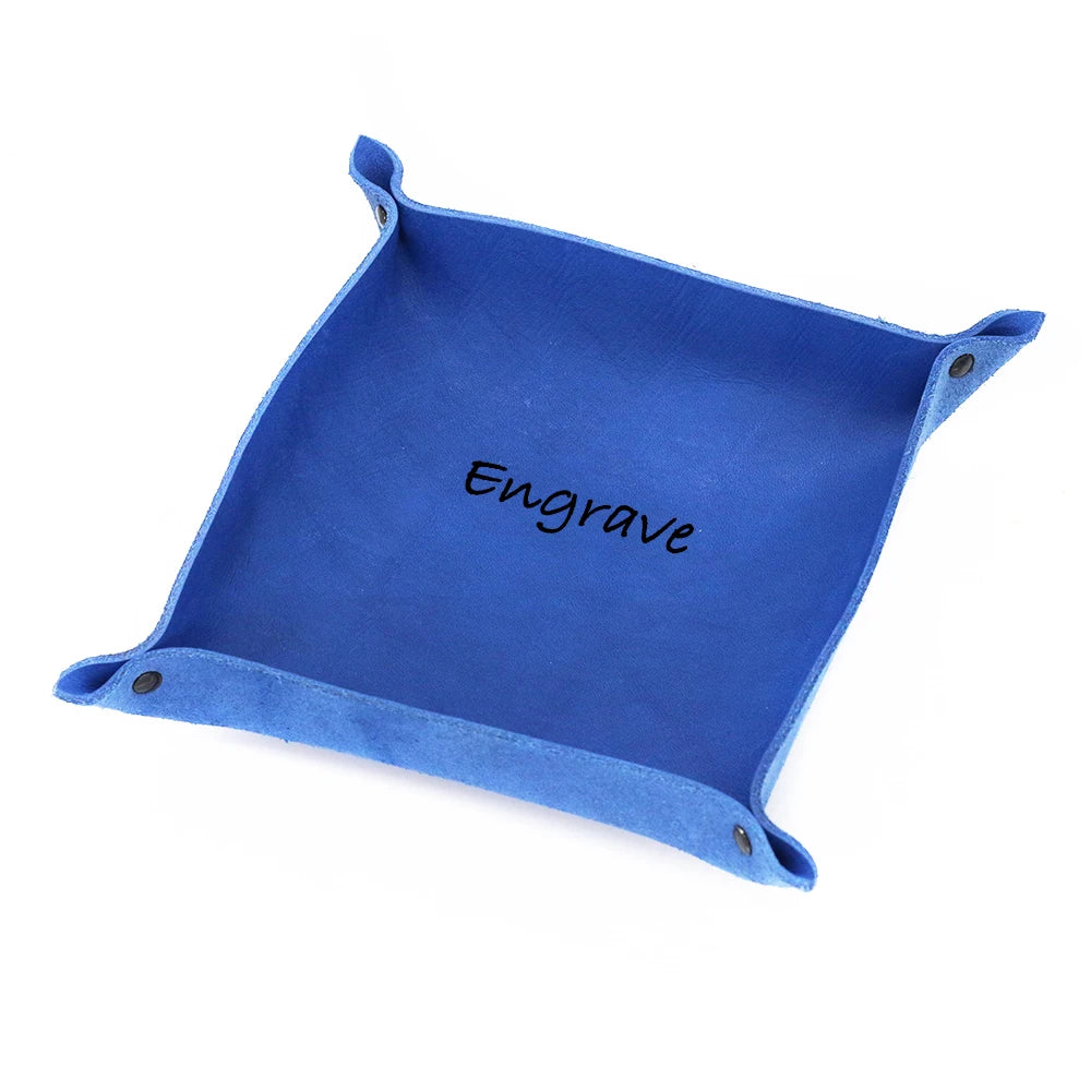 Handmade Leather Valet Tray Leather Custom Anniversary Personalized Gift