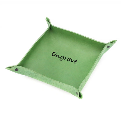 Handmade Leather Valet Tray Leather Custom Anniversary Personalized Gift
