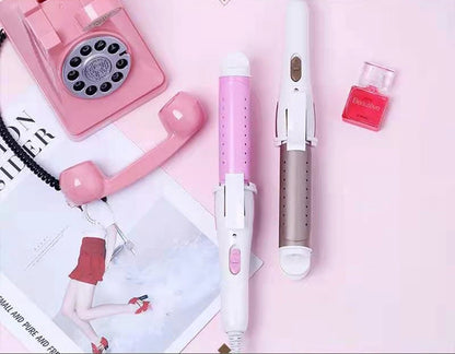 Temperature Setting Electric Hair Curler Long Curling Tong Wand 9-38mm Professional Hair Curling Iron LCD Screen